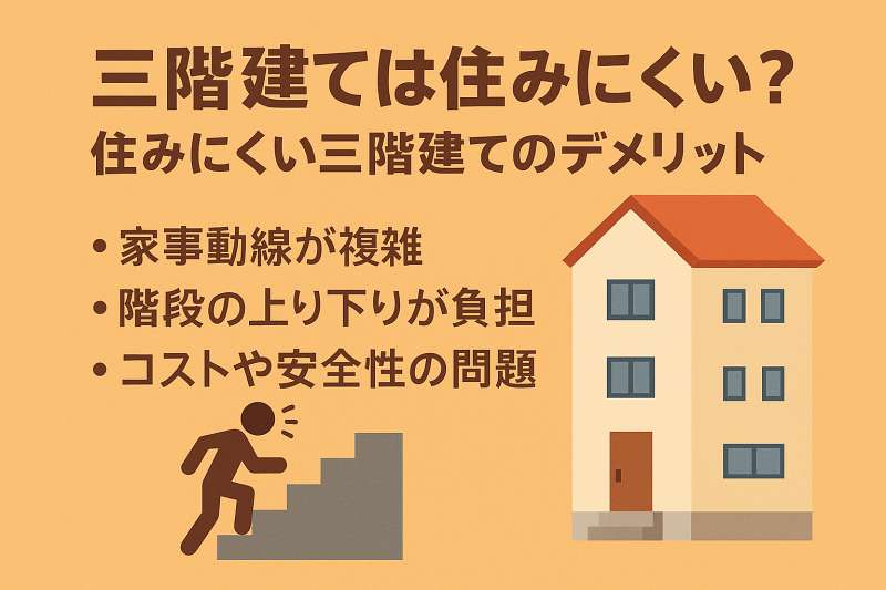 「三階建ては住みにくい」と言われる具体的な理由