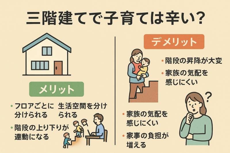 三階建ての子育て、その魅力と課題