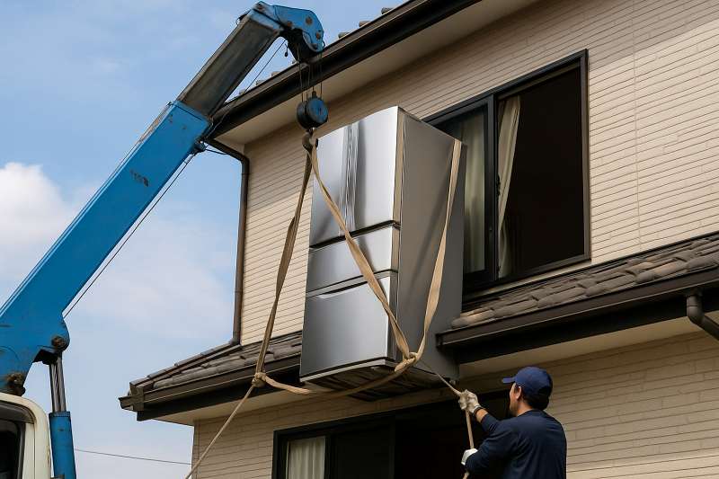 三階建てへの冷蔵庫搬入を成功させる方法