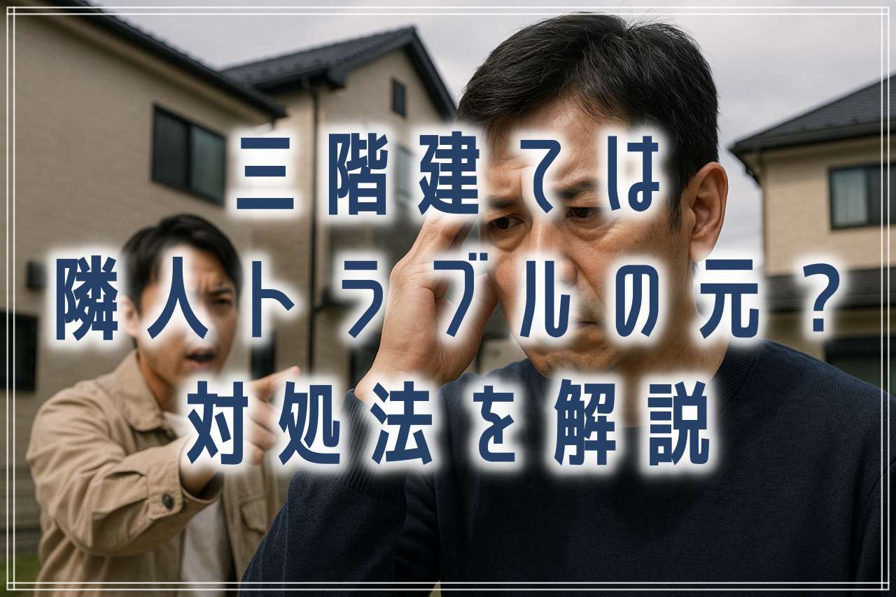 三階建ての隣人トラブルは泣き寝入り？弁護士に相談する前に