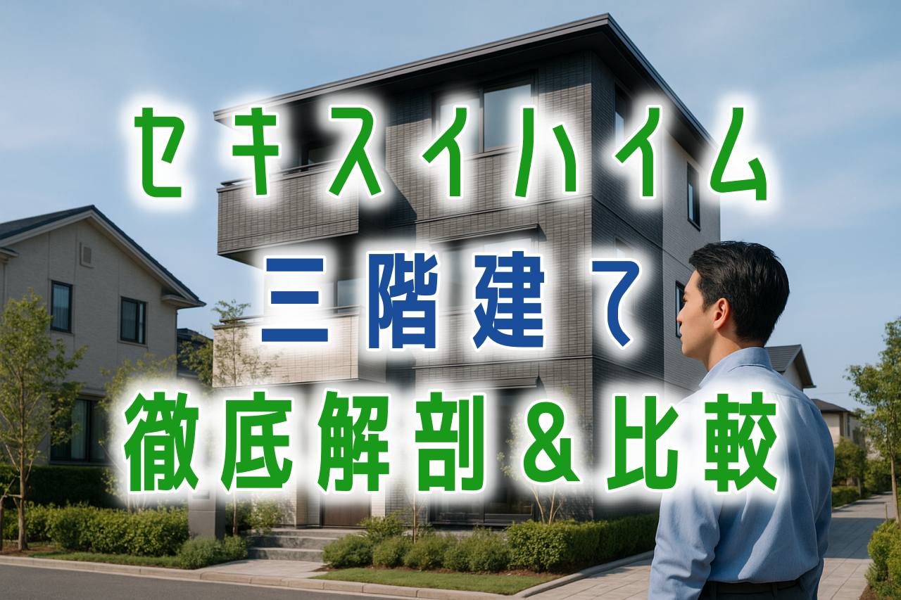 【2025年版】セキスイハイム三階建ての価格！坪単価・評判まとめ