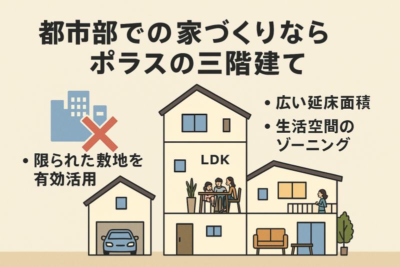 ポラスで三階建てを建てる魅力とは