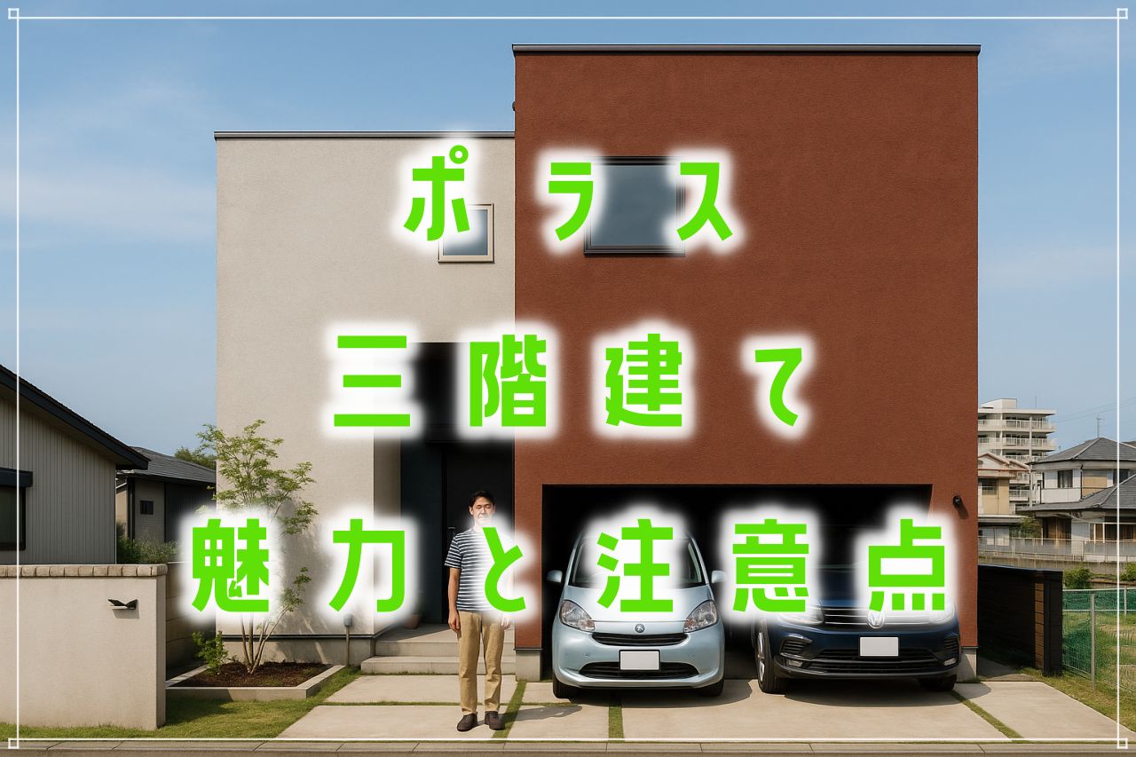 ポラスで三階建てを建てる。知りたい魅力と注意点
