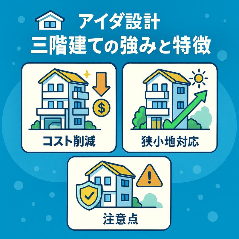 アイダ設計 三階建ての強みと特徴