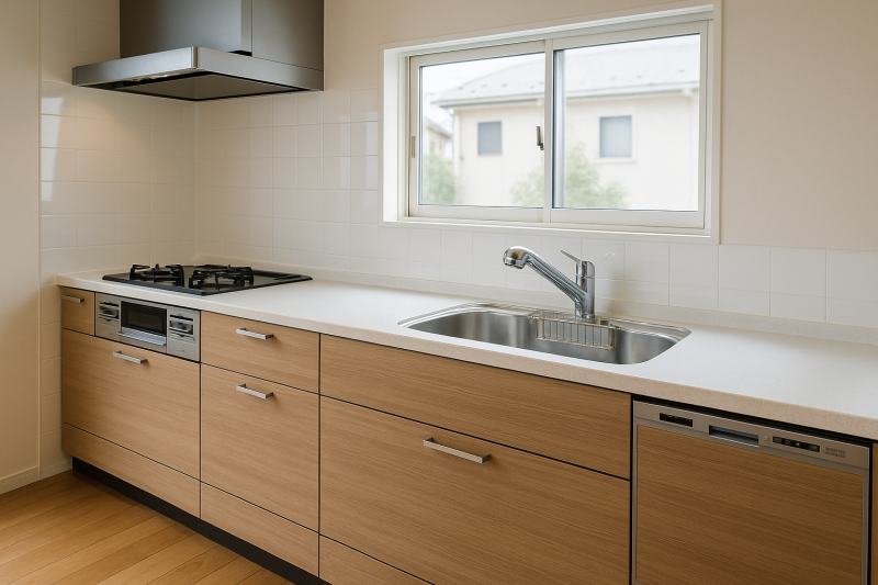 標準仕様のキッチンをチェック