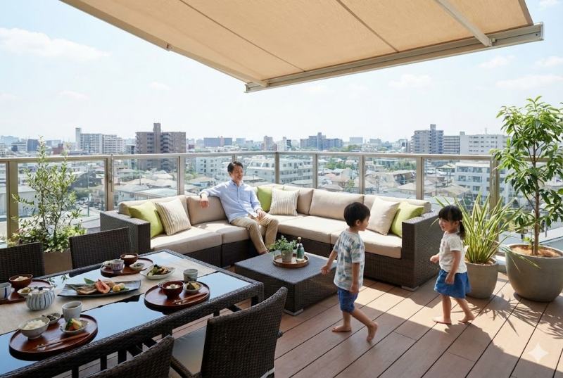 クレバリーホームの屋上活用術